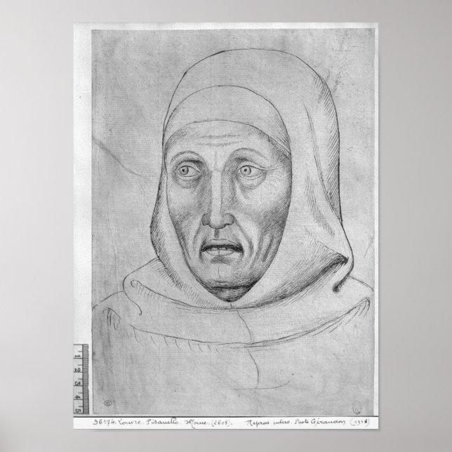 Chef för munk, från Vallardi-albumet Poster (Framsidan)