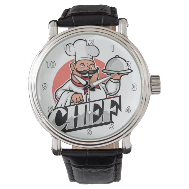 Chef för mycket Coola och färgstark Perfekt Armbandsur (Framsida)