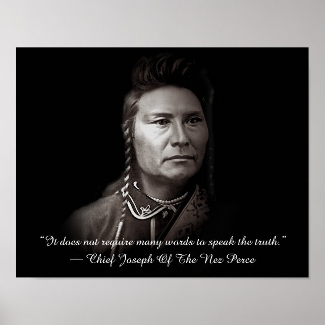 Chef för Nez Perce Indian Poster (Framsidan)