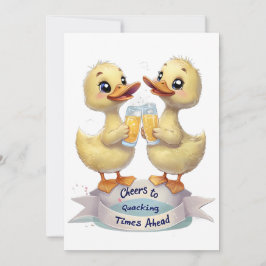 Chef för Quacking Times Inbjudningar