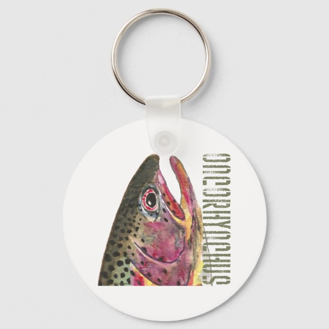 Chef för regnbågsfisk nyckelring (Framsida)