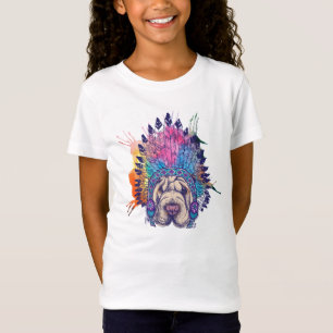 Chef för Sharpei indianindier T Shirt