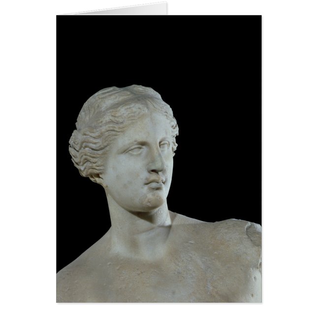 Chef för Venus de Milo, 100 BC Hälsningskort (Framsidan)