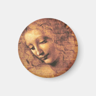 Chef för Woman La Scapigliata Leonardo Da Vinci Magnet