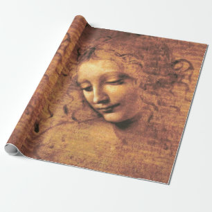 Chef för Woman La Scapigliata Leonardo Da Vinci Presentpapper