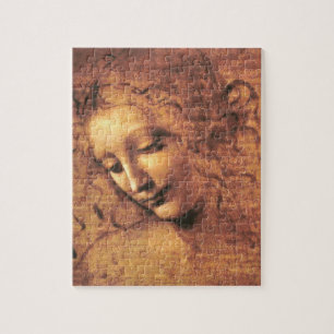 Chef för Woman La Scapigliata Leonardo Da Vinci Pussel