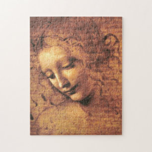 Chef för Woman La Scapigliata Leonardo Da Vinci Pussel