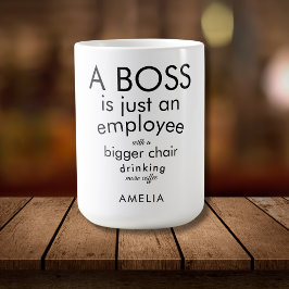 Chef Funny Quote Humor Typhography Anpassningsbar Kaffemugg