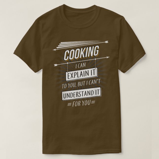 Chef Gift-design med lustig kodcitat T Shirt (Design framsida)