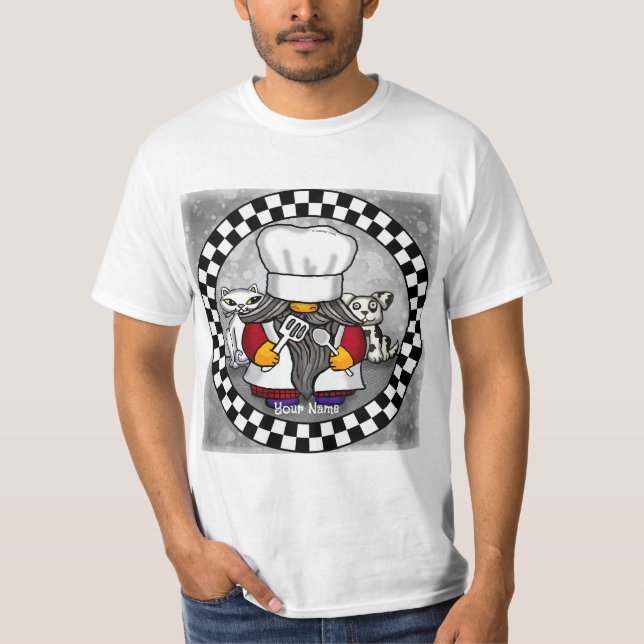 Chef gnome t shirt (Framsida)