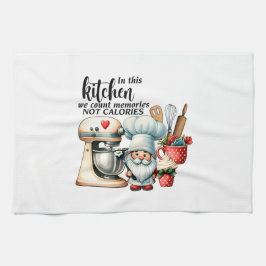 Chef Gnome, vi räknar minnen, inte kalorier Kökshandduk