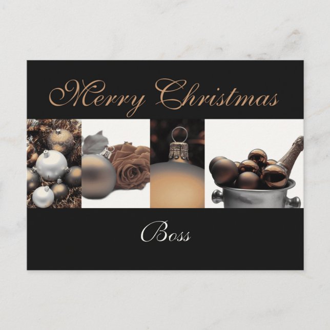 chef God jul-kort Helg Vykort (Framsida)