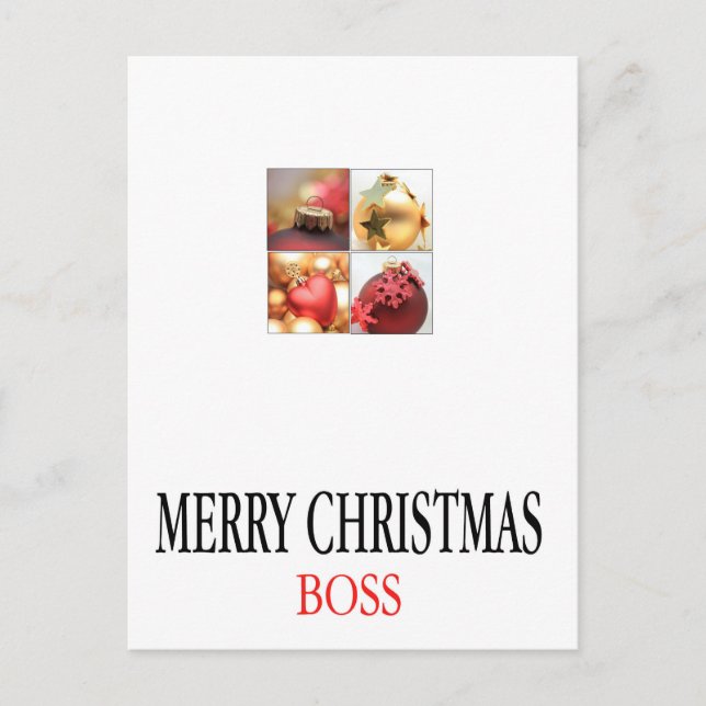 chef God jul-kort Helg Vykort (Framsida)