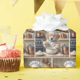 Chef Golden Retriever Valp Bakning Presentpapper