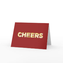 Chef Greeting Card i rött