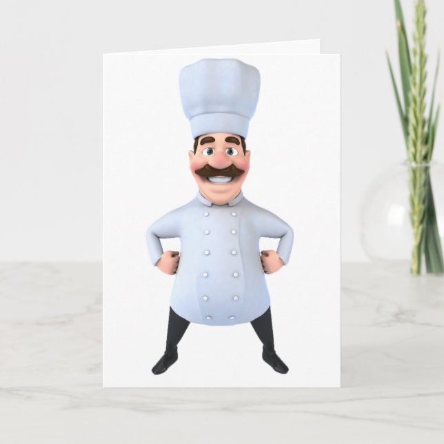 Chef Greeting Cards Kort (Framsida)