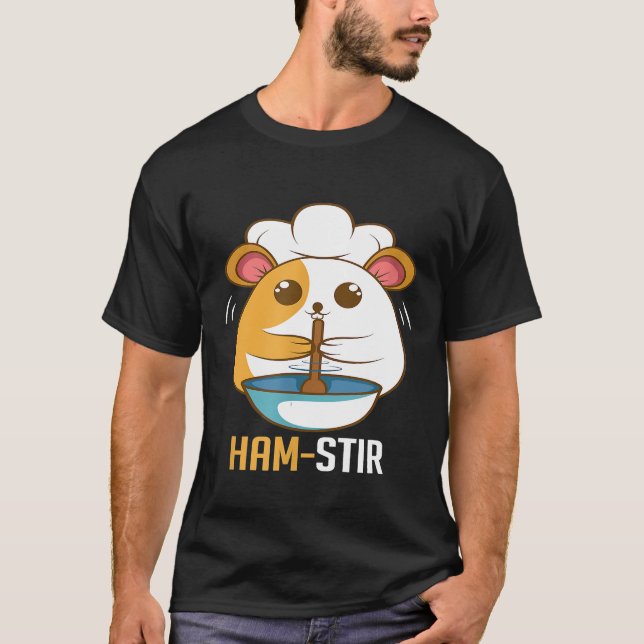 Chef - Ham-Stir Chef och djurfoder T Shirt (Framsida)