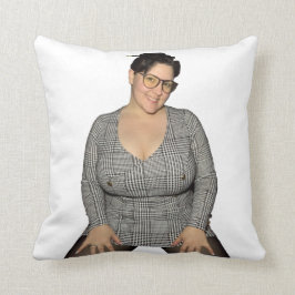 Chef har samma utformning på båda sidor kudde