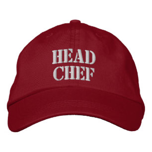 Chef Hat Broderad Keps