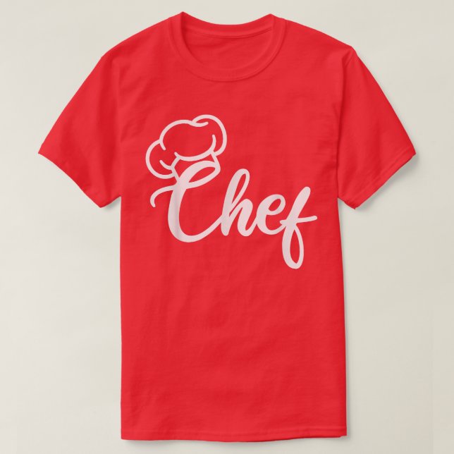 Chef Hat Cooking T Shirt (Design framsida)