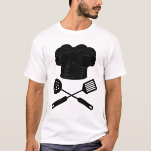 Chef Hat Cooking Utensil Cook Foodie Gourmet Cooki T Shirt