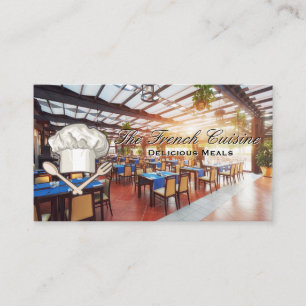 Chef Hat Logotyp Restauranger Visitkort