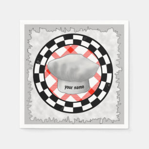 Chef hat napkins pappersservett