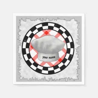 Chef hat napkins pappersservett