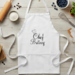 Chef Hat Personlig Förkläde<br><div class="desc">Den här designen har skapats genom digital grafik. Det kan vara personlig i det område som tillhandahålls eller anpassning genom att klicka för att anpassa ytterligare alternativ och ändra namn, initialer eller ord. Du kan också ändra texten färg och stil eller ta bort texten för en bilddesign. Kontakta mig på...</div>