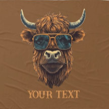CHEF HIGHLANDER COOLA COW Fleece Blanket