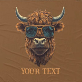 CHEF HIGHLANDER COOLA COW Fleece Blanket