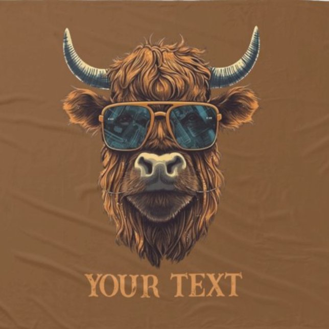CHEF HIGHLANDER COOLA COW Fleece Blanket (Skapare uppladdad)