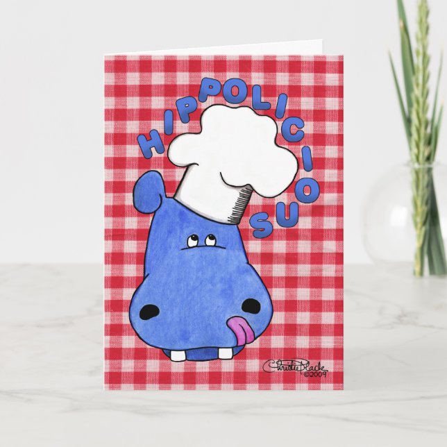Chef Hippo-Hippolicious Inbjudan (Framsida)