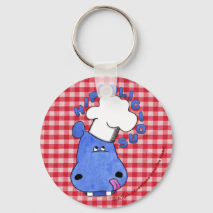 Chef Hippo-Hippolicious Nyckelring