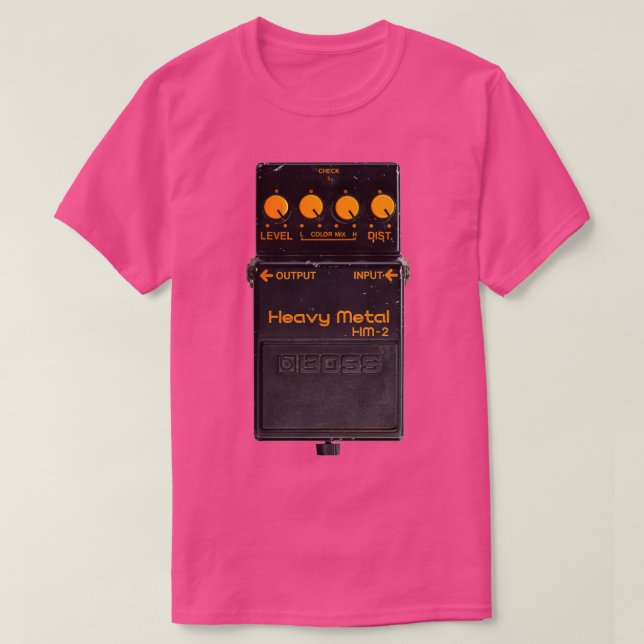 Chef HM2 Heavy Metall Guitar Pedal T Shirt (Design framsida)