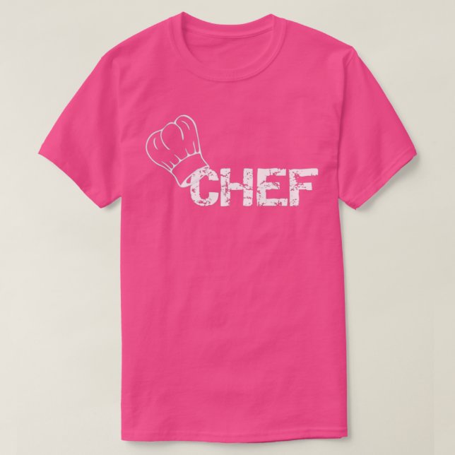 Chef Home Cook Kärlek till Cook T Shirt (Design framsida)