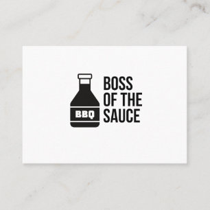 CHEF I BQ SAUCE VISITKORT