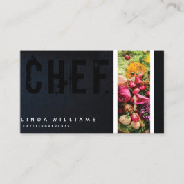 Chef I Catering Modern Professionell Visitkort
