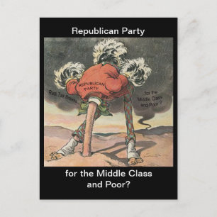 Chef i Sand Republican Party Inbjudan Vykort