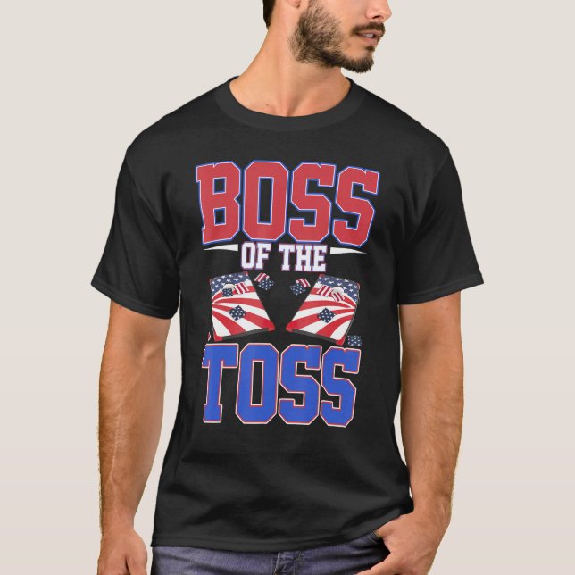 Chef i Toss Cornhole Funny T Shirt (Framsida)