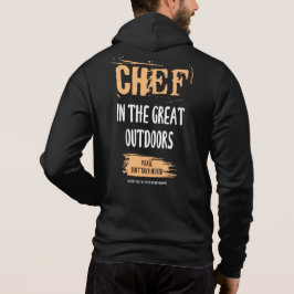 Chef i underbaren utomhus. Cook Gift Idea. T Shirt