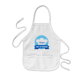 Chef in Training Blue Apron Barnförkläde