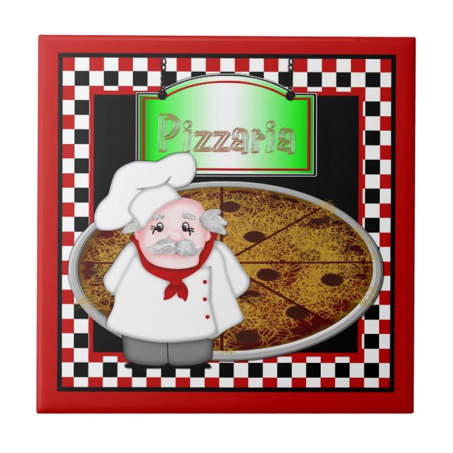 Chef Italiano Kakelplatta (Framsidan)