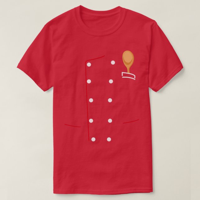 Chef Jackar Chef Uniform Jacka Culin T Shirt (Design framsida)
