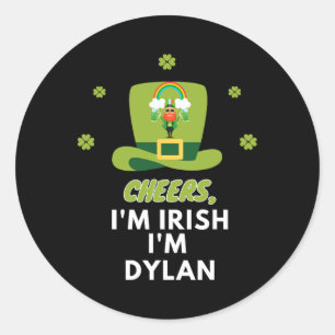 Chef jag är Irish Jag är Dylan Runt Klistermärke