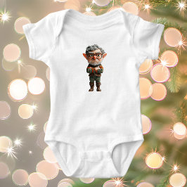Chef jul Elf Baby Bodykostym T Shirt