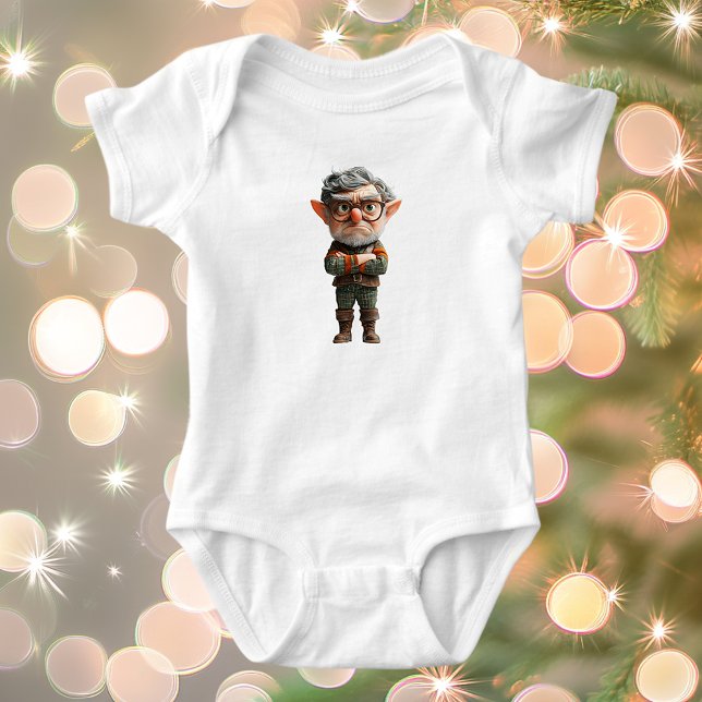 Chef jul Elf Baby Bodykostym T Shirt (Skapare uppladdad)