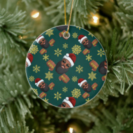 Chef Jultomten Julgransprydnad Keramik