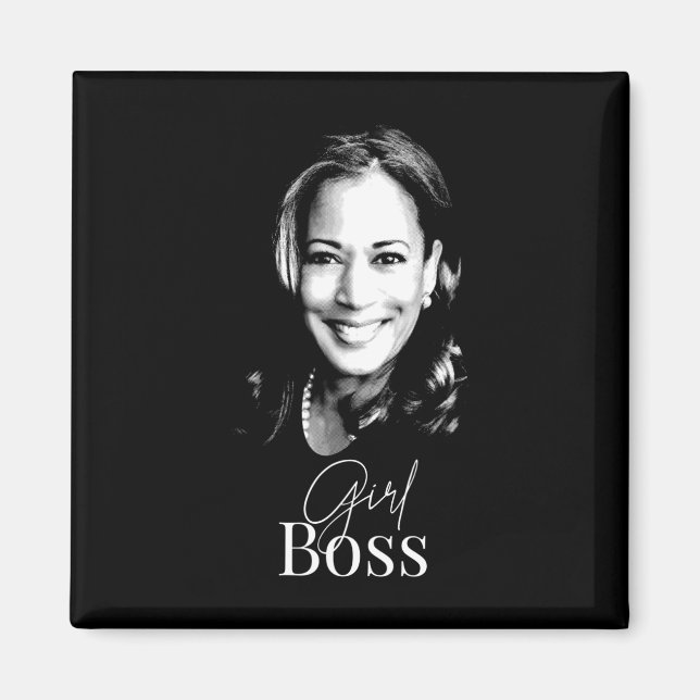 Chef Kamala Harris för liberaldemokrater Magnet (Framsidan)