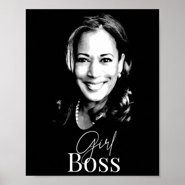 Chef Kamala Harris för liberaldemokrater Poster (Framsidan)